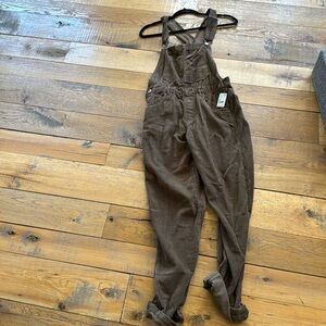 Nwt free people we the free corduroy overalls xs